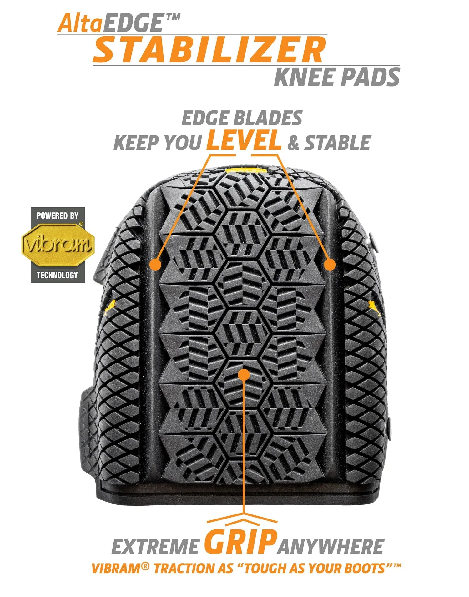 AltaEDGE™ STABILIZER Knee Pad with VIBRAM®