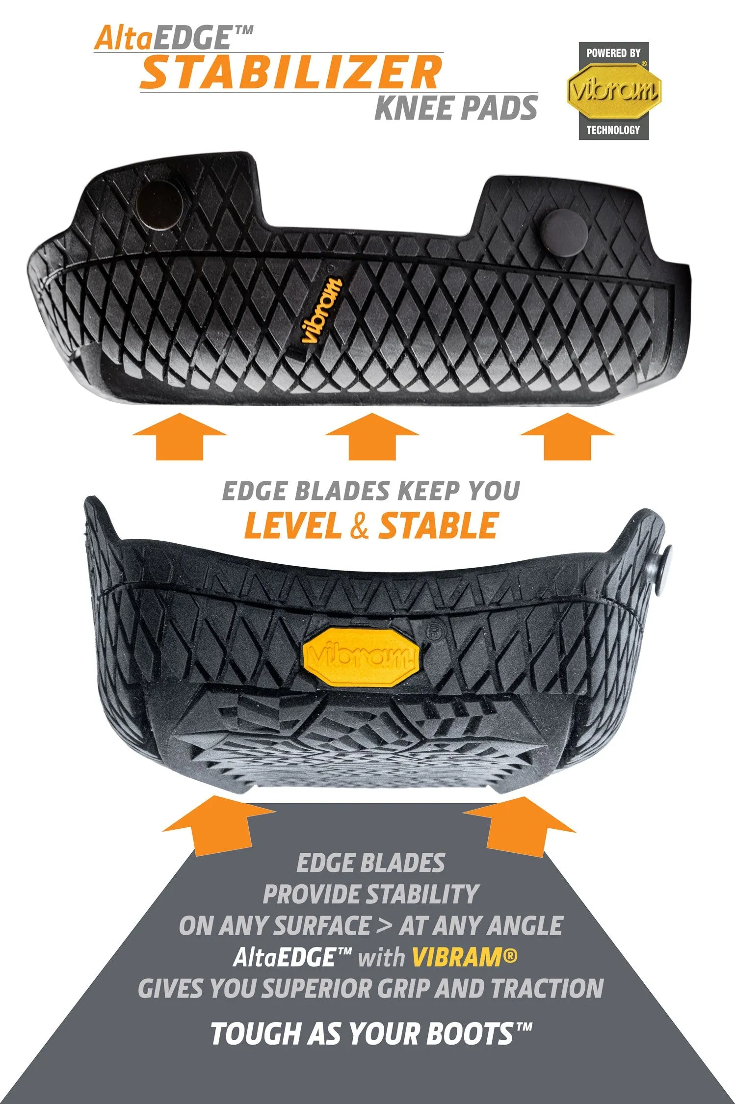 AltaEDGE™ STABILIZER Knee Pad with VIBRAM®