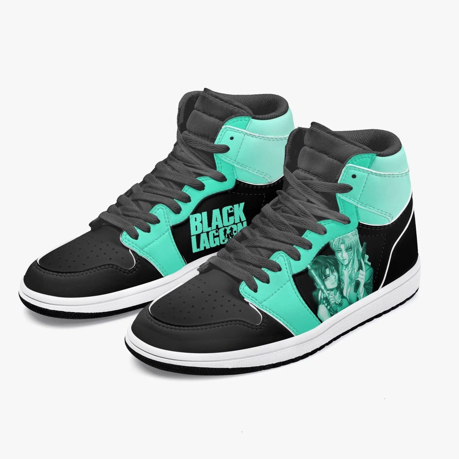 Black Lagoon Balalaika & Revy JD1 Mid Anime Shoes