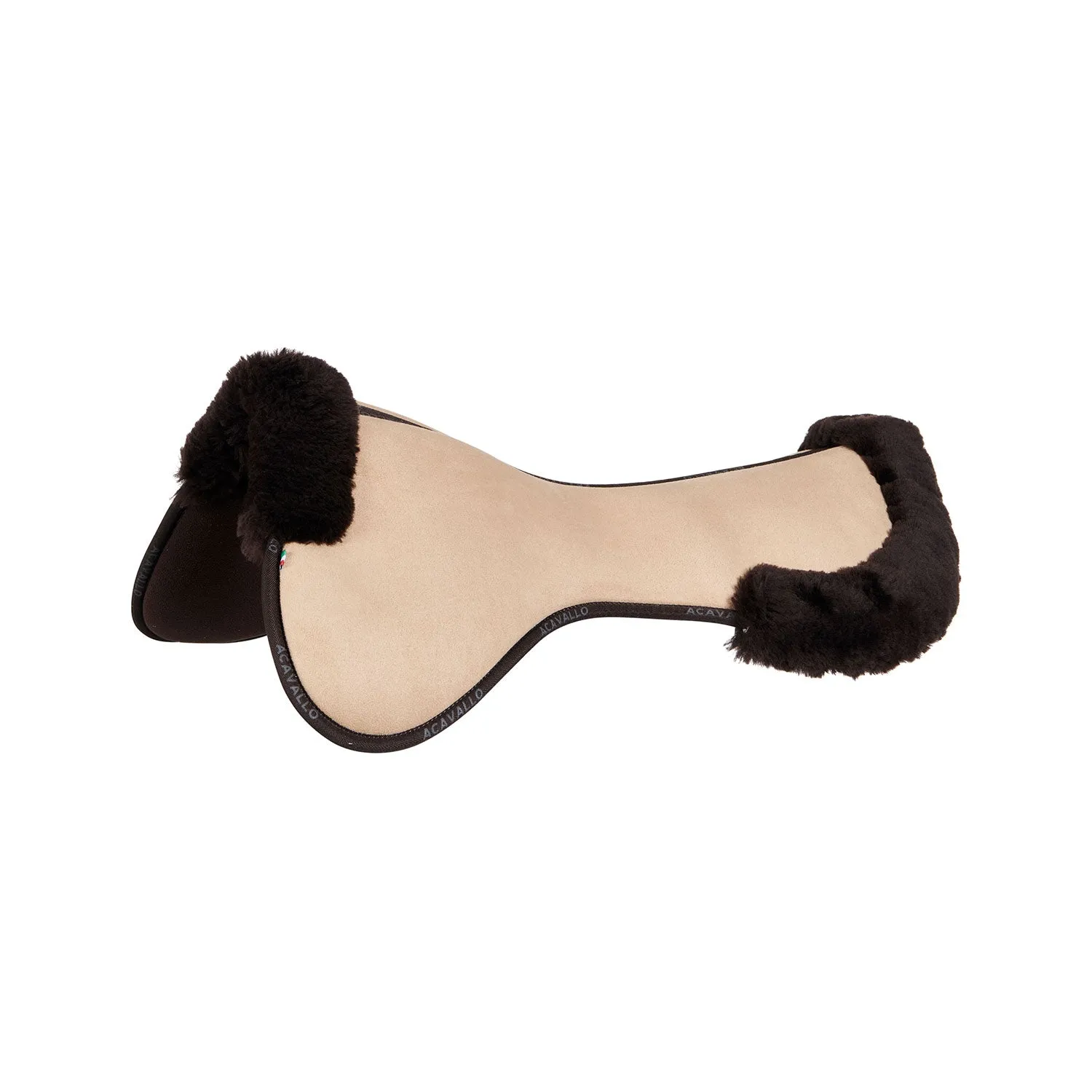 Close Contact Memory Foam Half Pad with Sheepskin