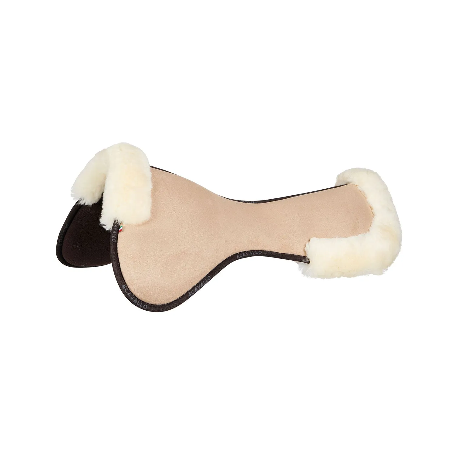 Close Contact Memory Foam Half Pad with Sheepskin