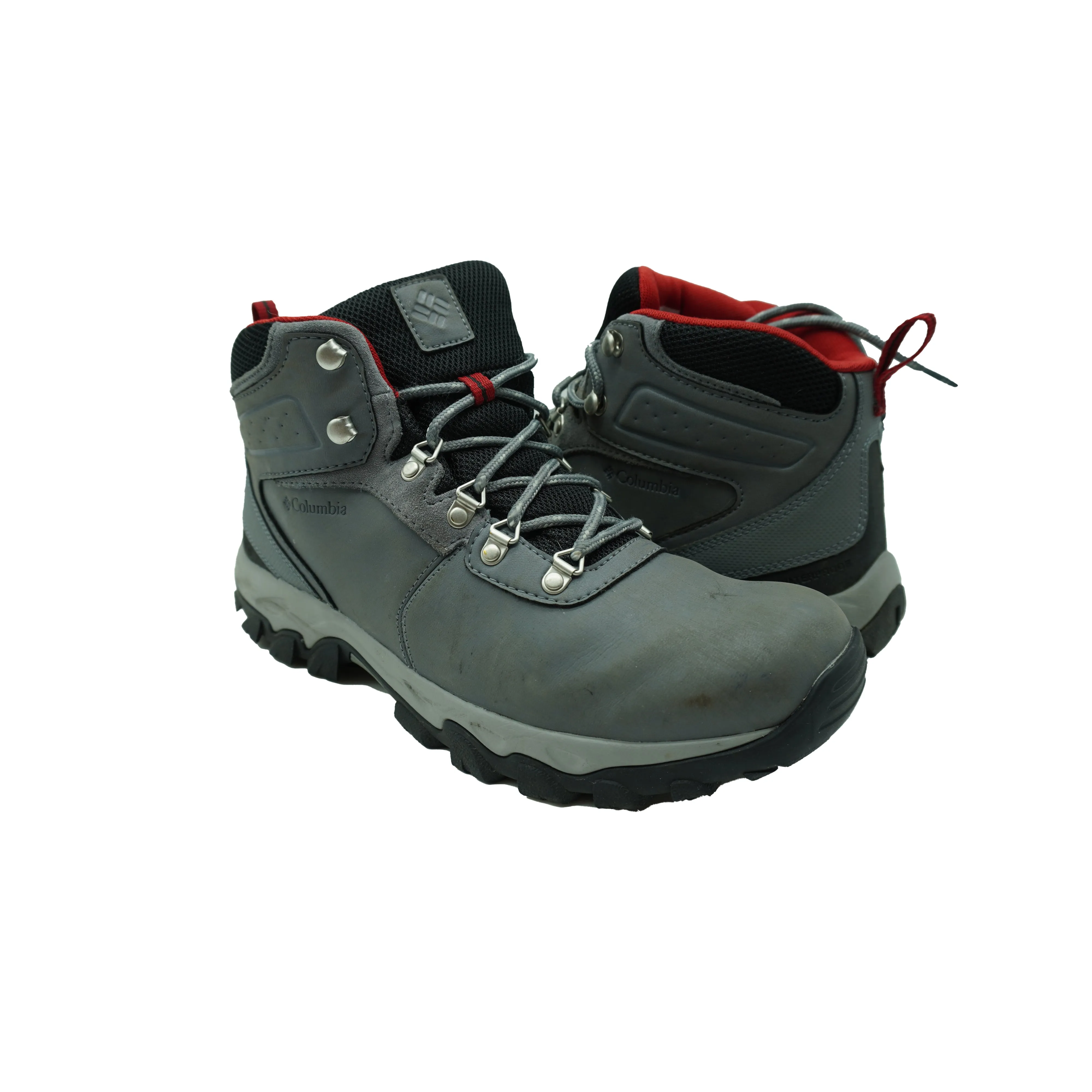 Columbia Men's Newton Ridge Plus II Waterproof Hiking Boots Gray Size 11 Wide
