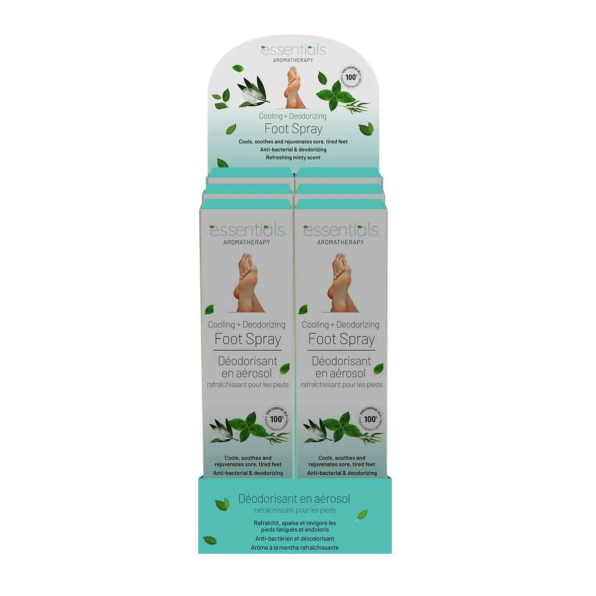 Cooling & Deodorizing Foot Spray 100ml Bottle