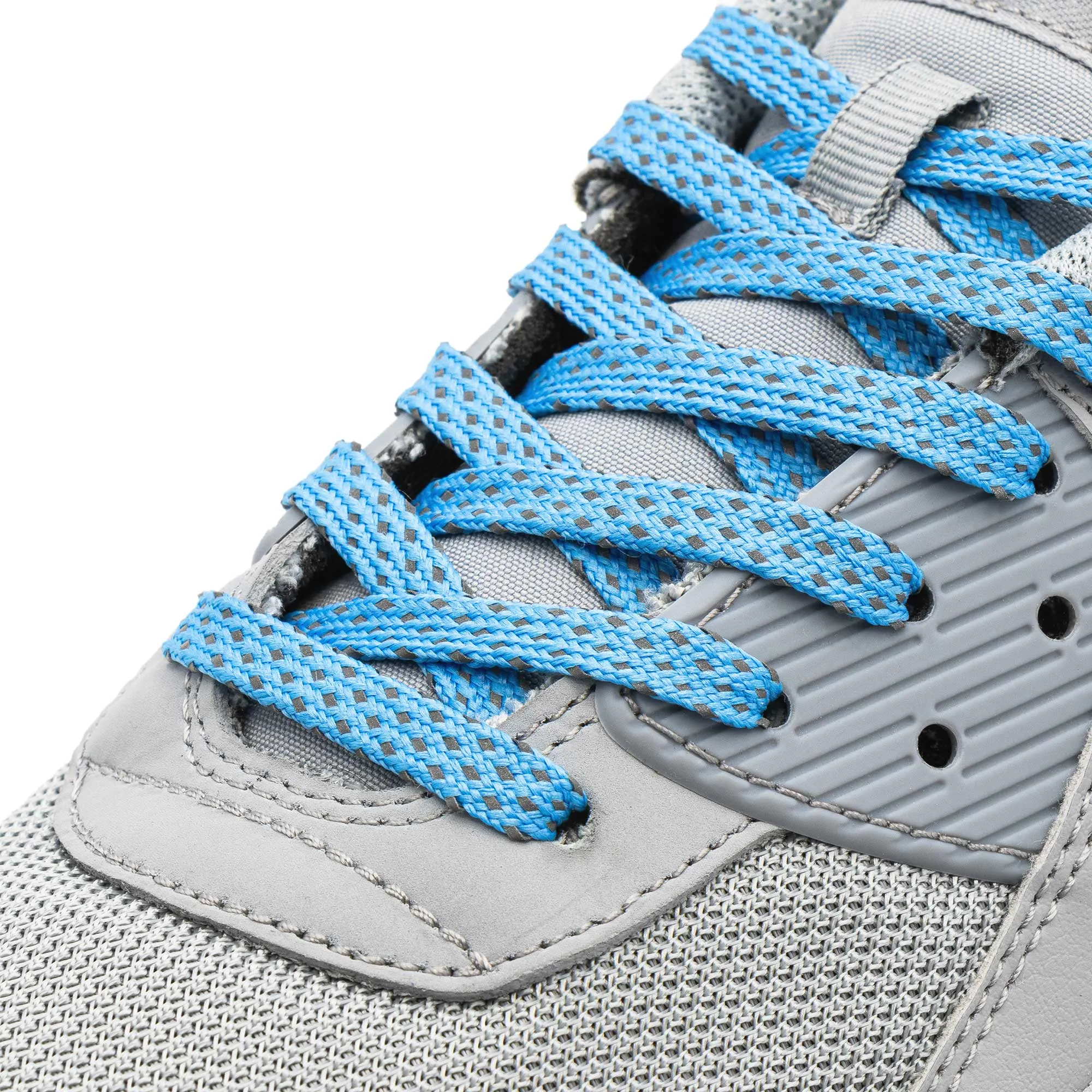 Cove Blue - Reflective Flat Laces 2.0