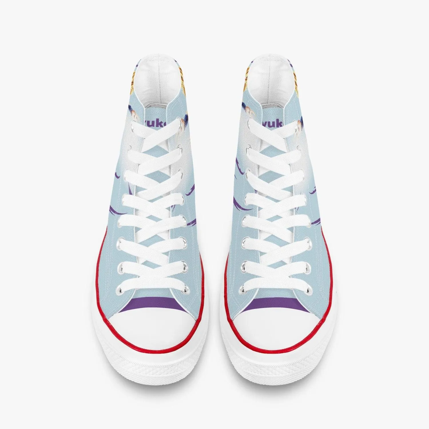 Dragonball Z Goku and Gohan A-Star High White Anime Shoes