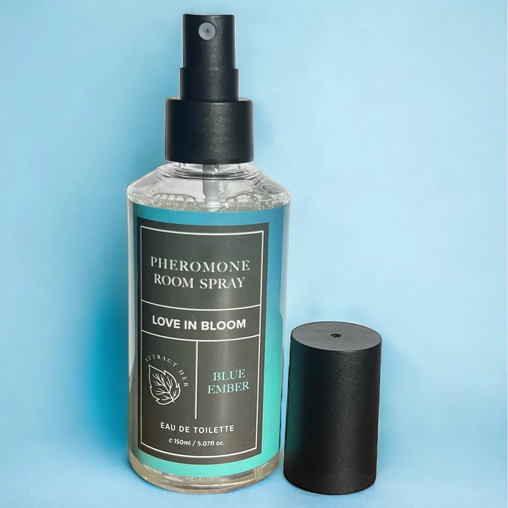 Eye of Love Bloom Attract Her Pheromone Room Spray Blue Ember 5 oz.