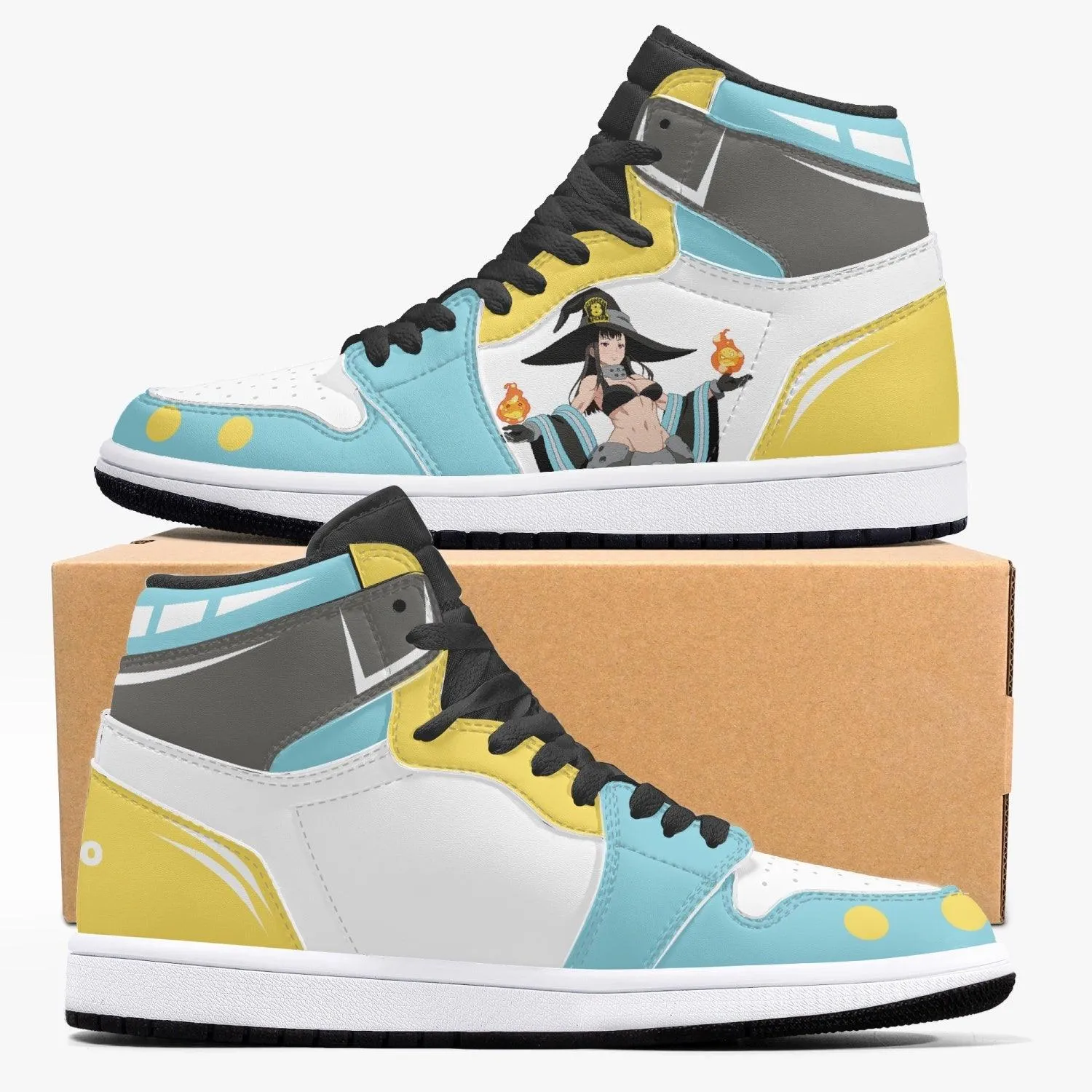 Fire Force Maki Oze JD1 Anime Shoes