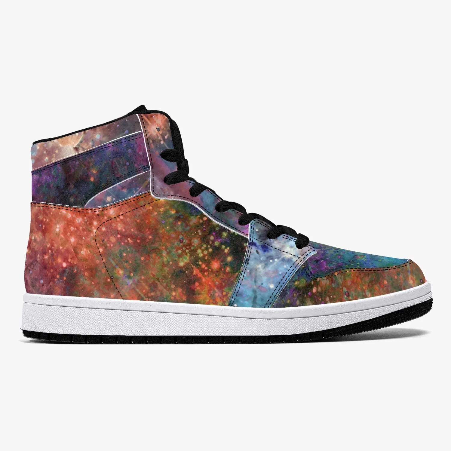 Fortuna Psychedelic Split-Style High-Top Sneakers