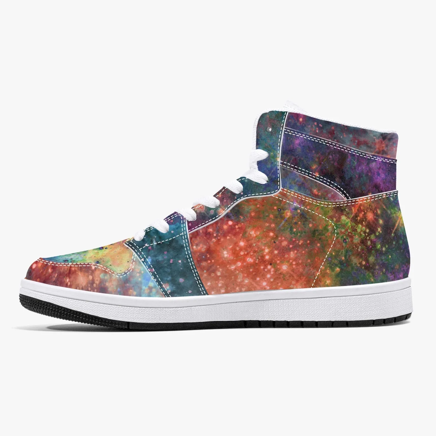 Fortuna Psychedelic Split-Style High-Top Sneakers