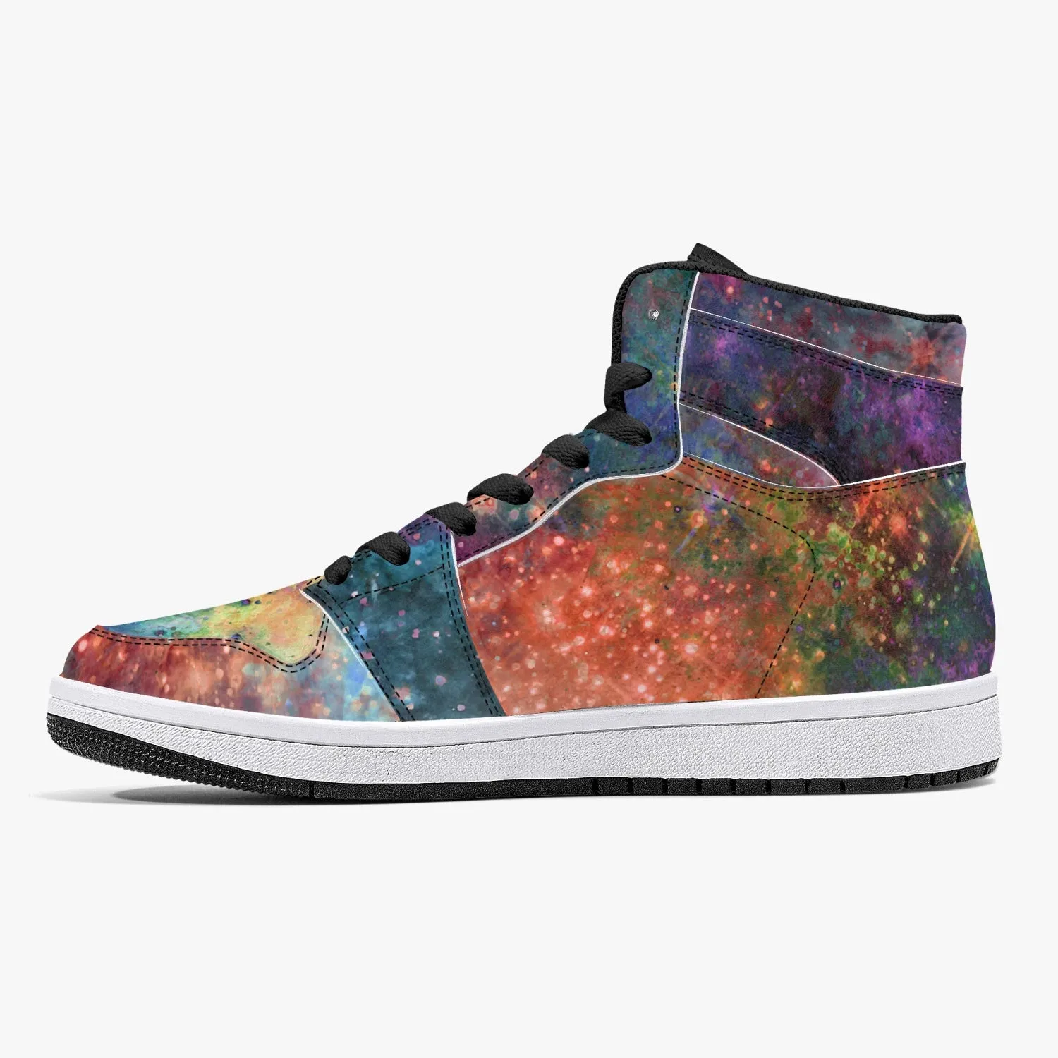 Fortuna Psychedelic Split-Style High-Top Sneakers