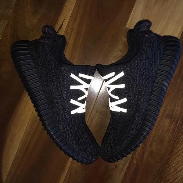 Full 3M Flat Laces - Gunmetal Aglet