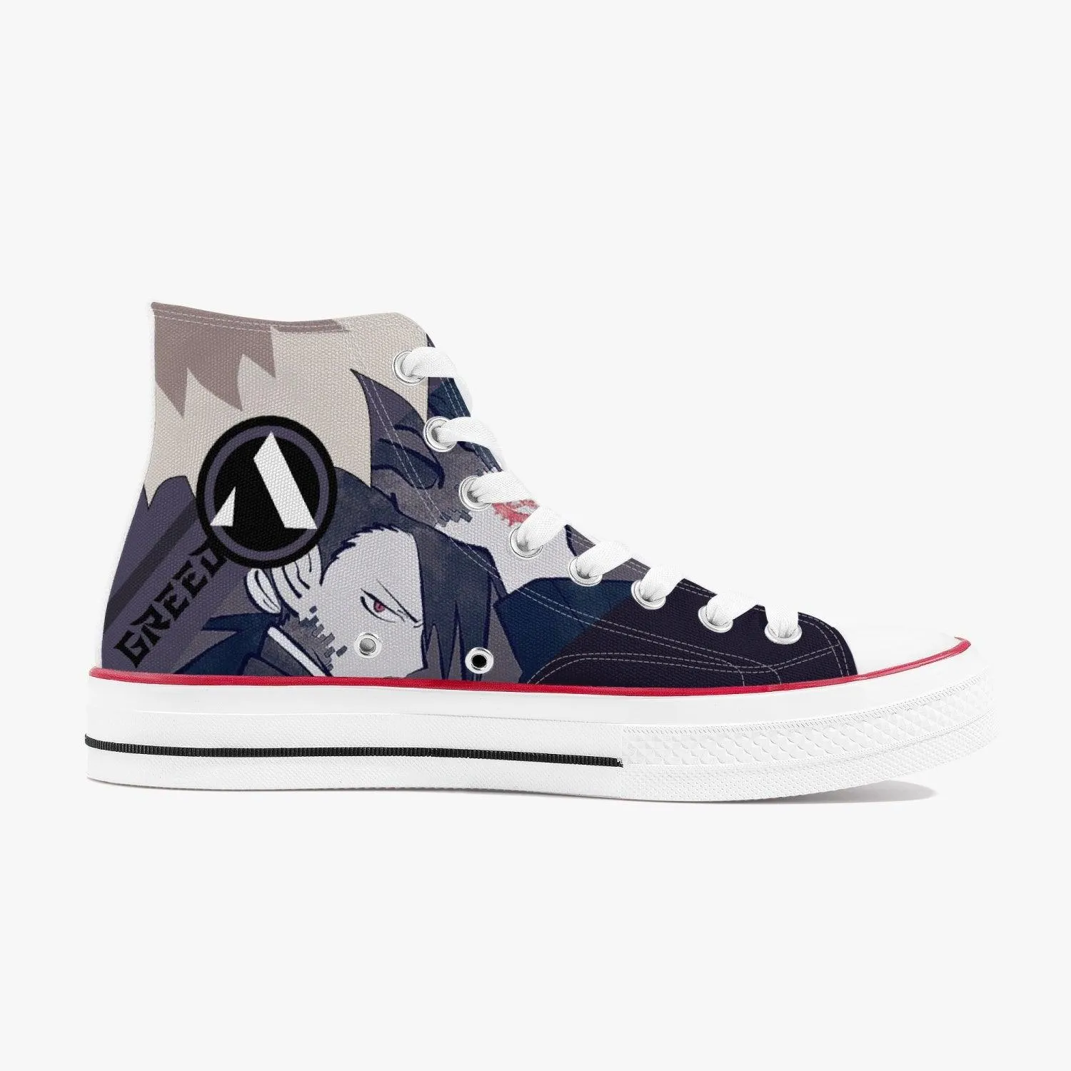 Fullmetal Alchemist Greed A-Star High White Anime Shoes
