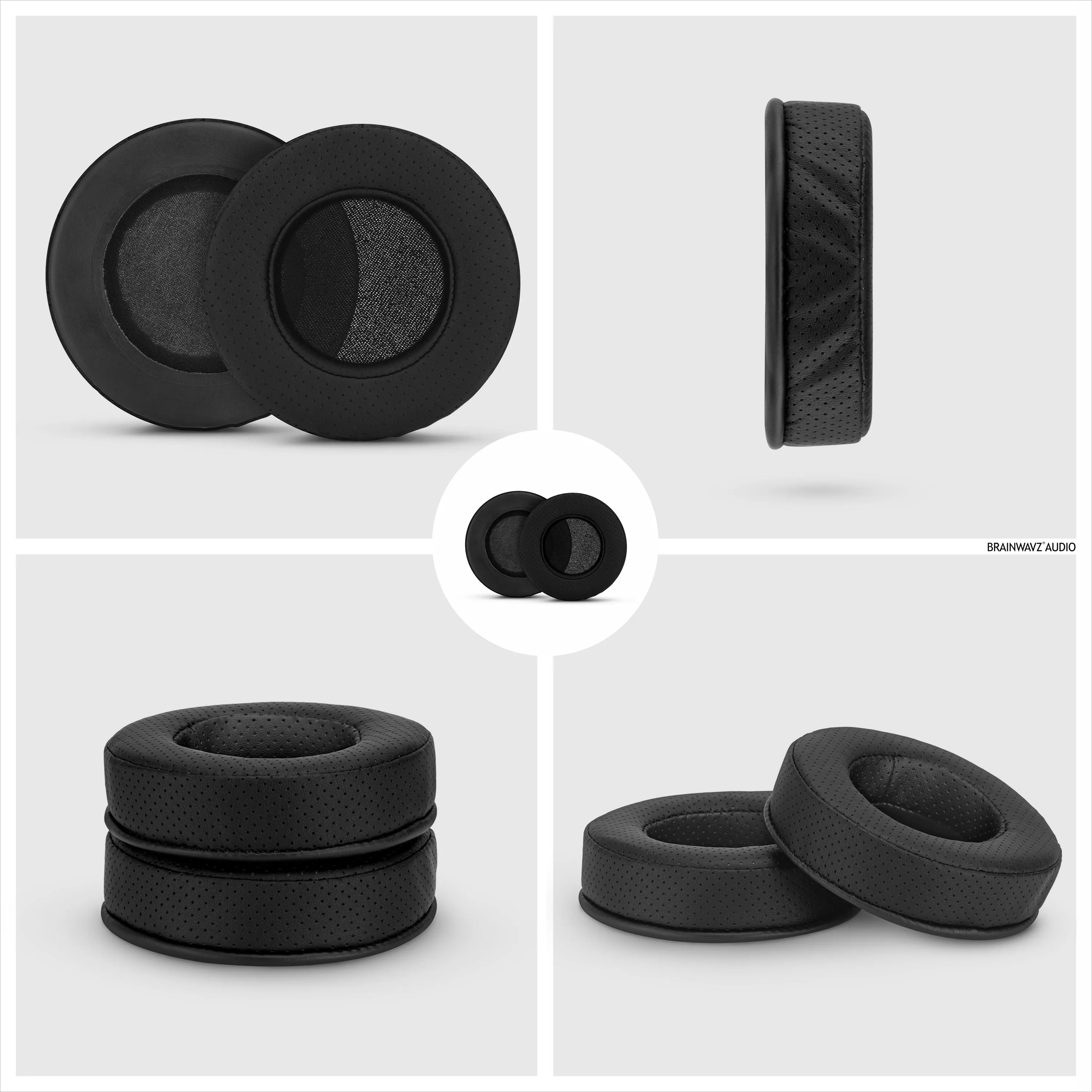 Headphone Memory Foam Earpads - Round - Perforated
