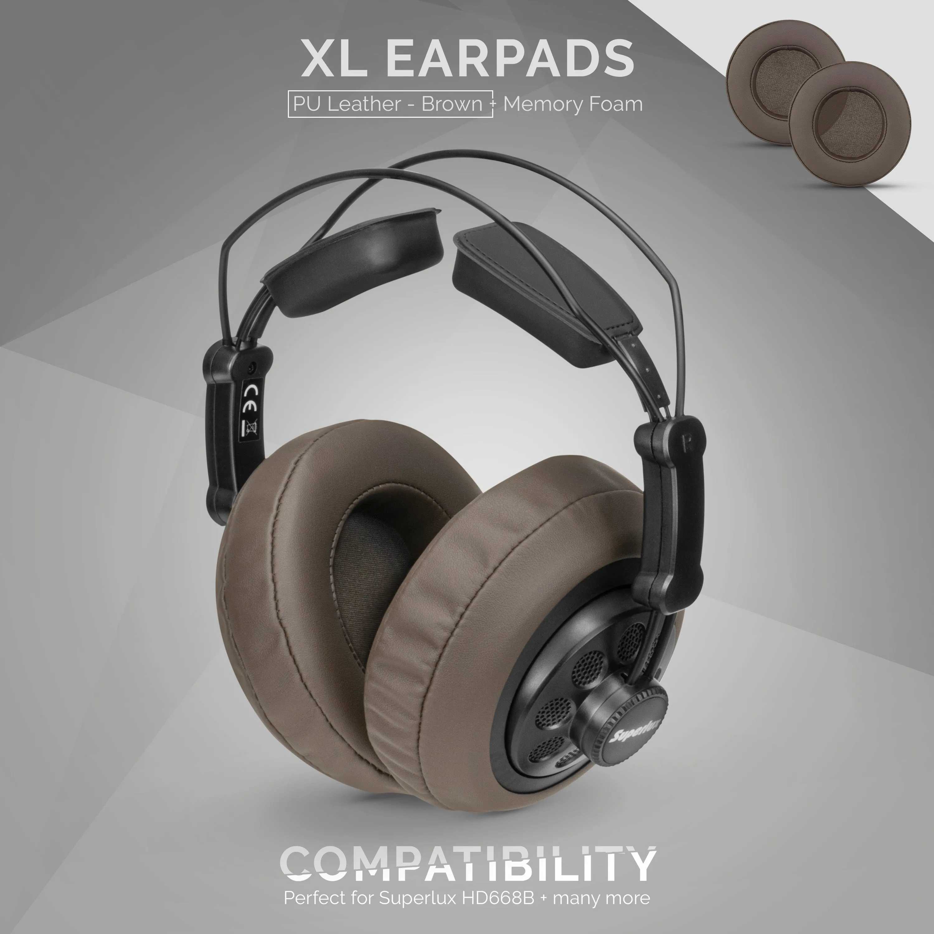 Headphone Memory Foam Earpads - XL Size
