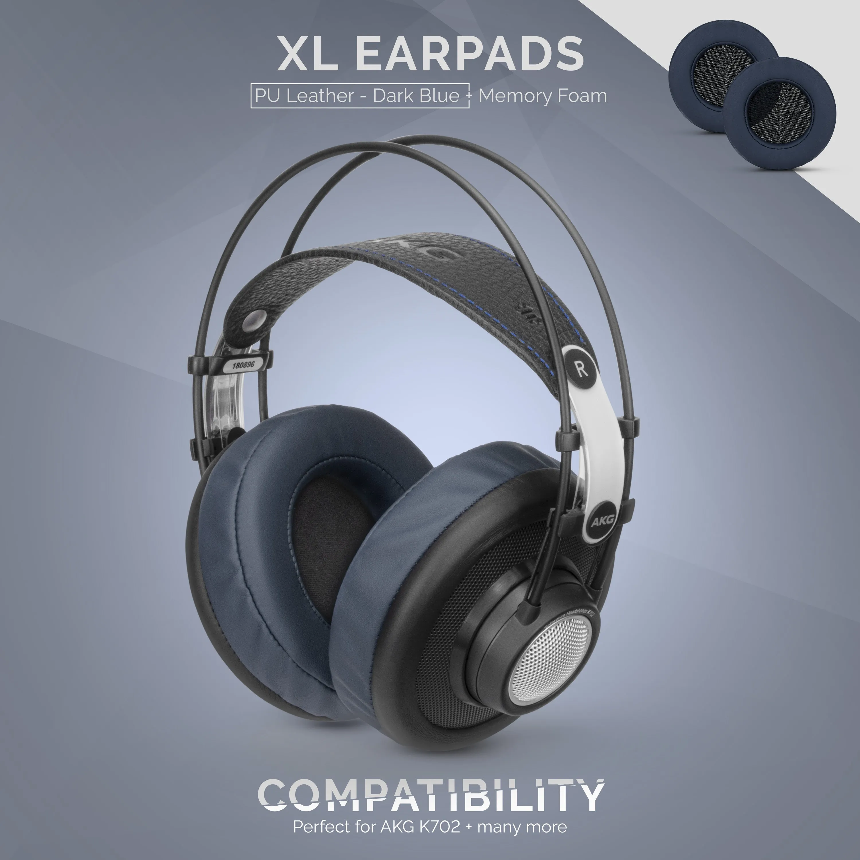Headphone Memory Foam Earpads - XL Size