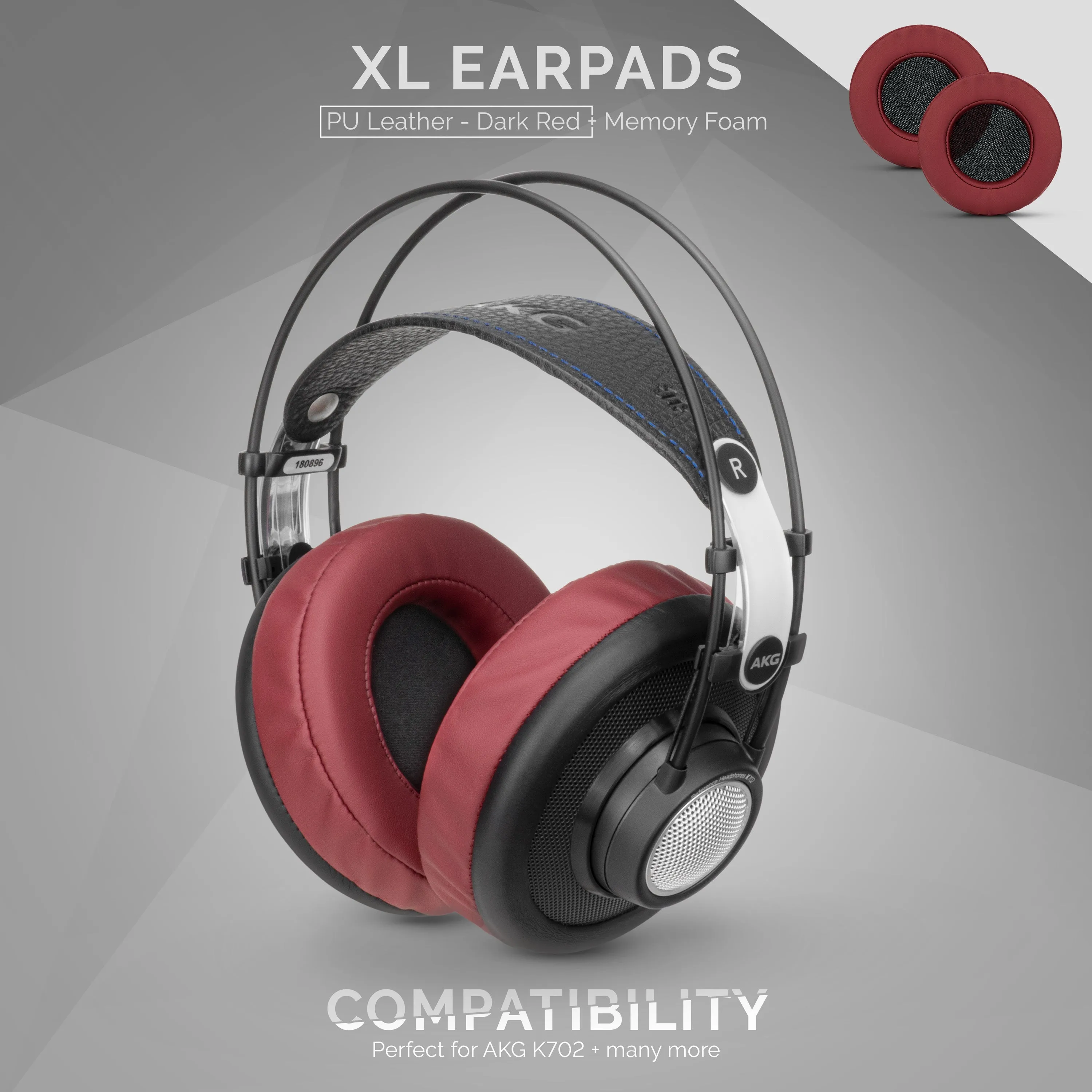 Headphone Memory Foam Earpads - XL Size