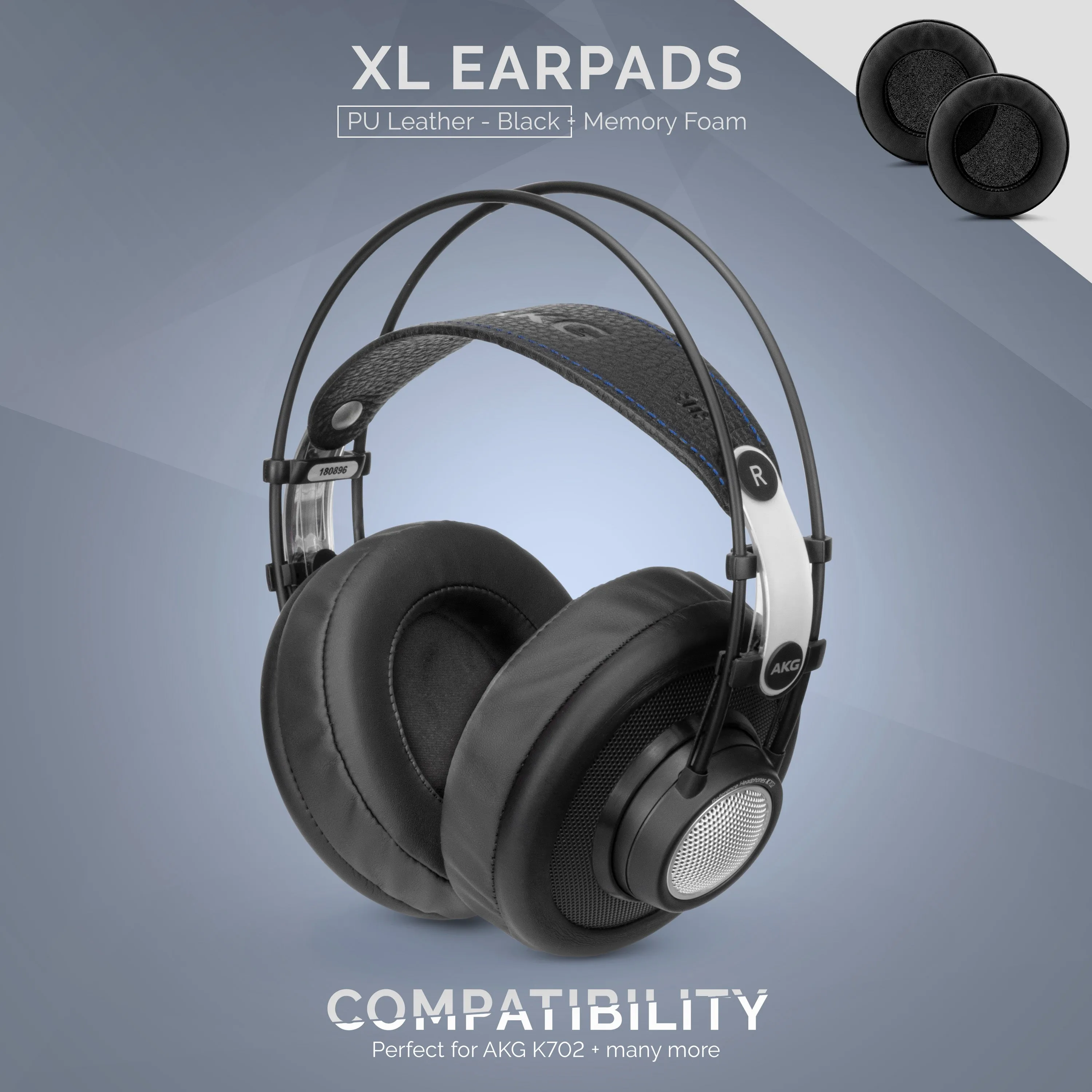 Headphone Memory Foam Earpads - XL Size