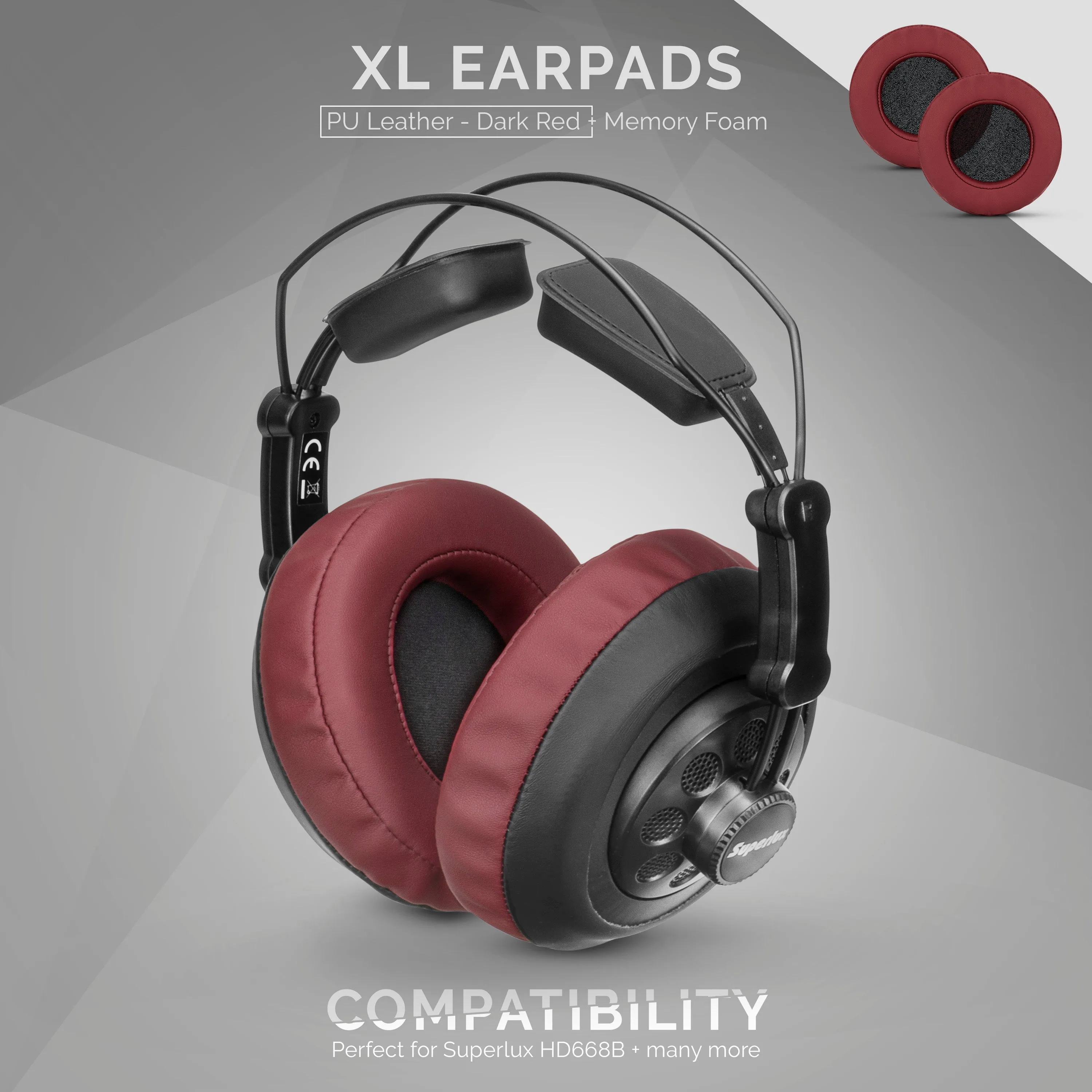 Headphone Memory Foam Earpads - XL Size