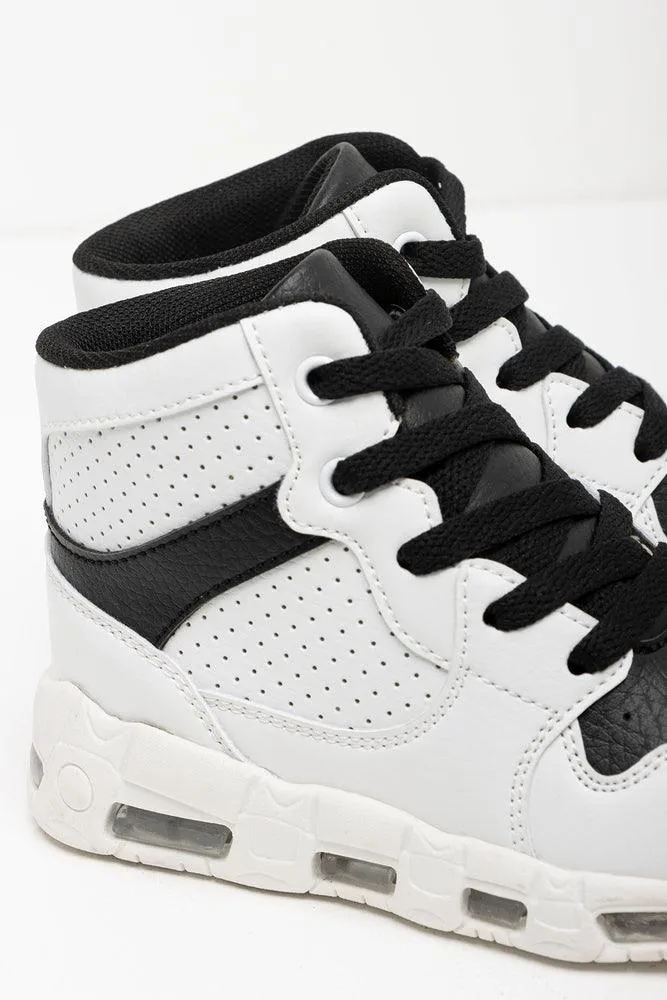 High Top Light Up Sneaker White