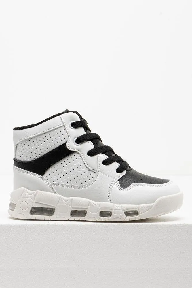 High Top Light Up Sneaker White