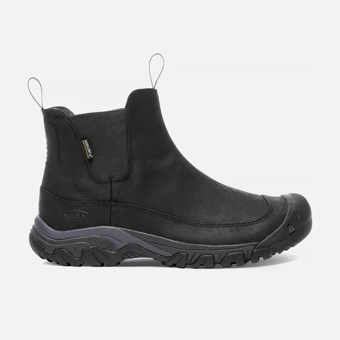 Keen Men's Anchorage III Waterproof Boots- Black/ Raven