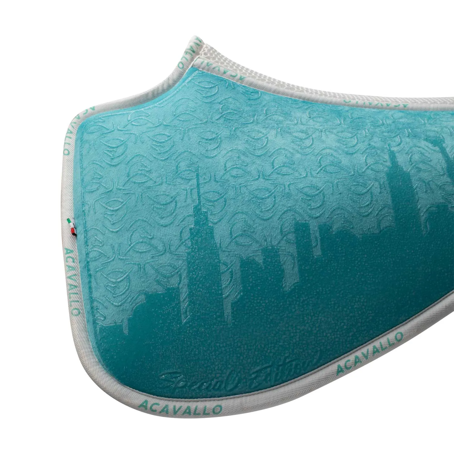 Limited Edition Dressage Lycra and Memory Foam Half Pad with Bamboo Fibre