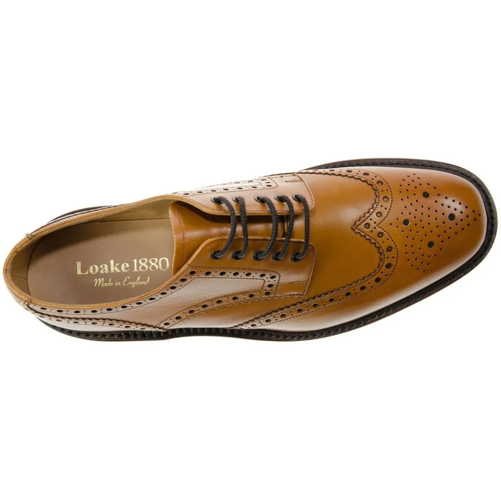 Loake Chester Polished Leather Men's Brogue Shoes