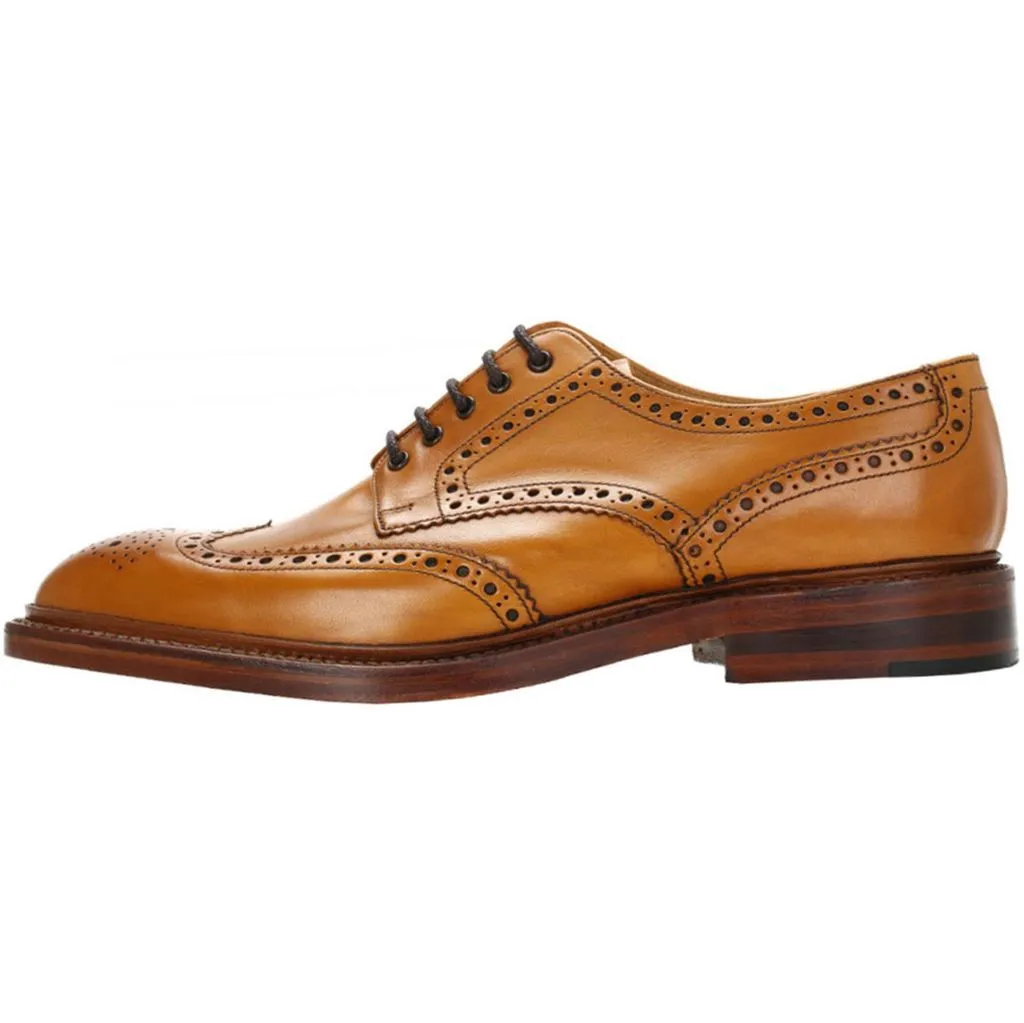 Loake Chester Polished Leather Men's Brogue Shoes