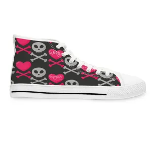 Love /skulls High Top Sneakers