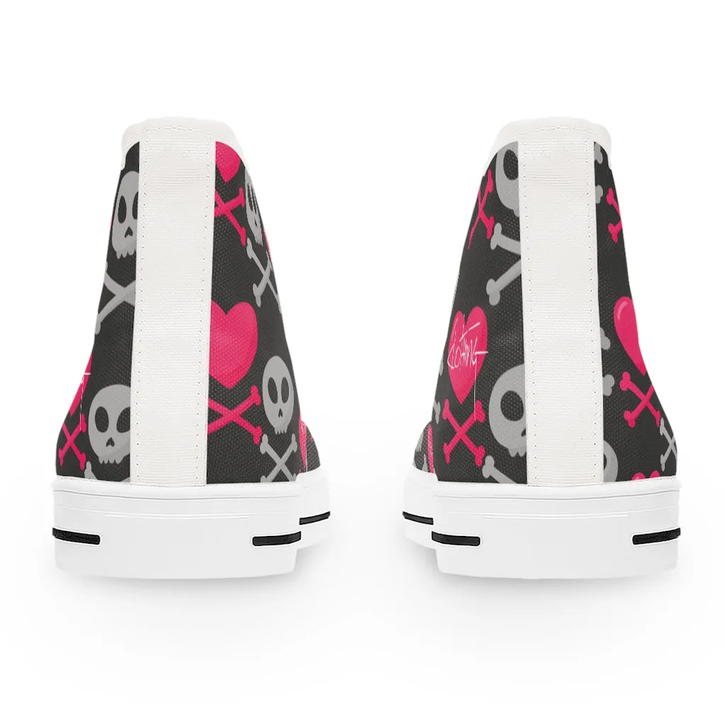 Love /skulls High Top Sneakers