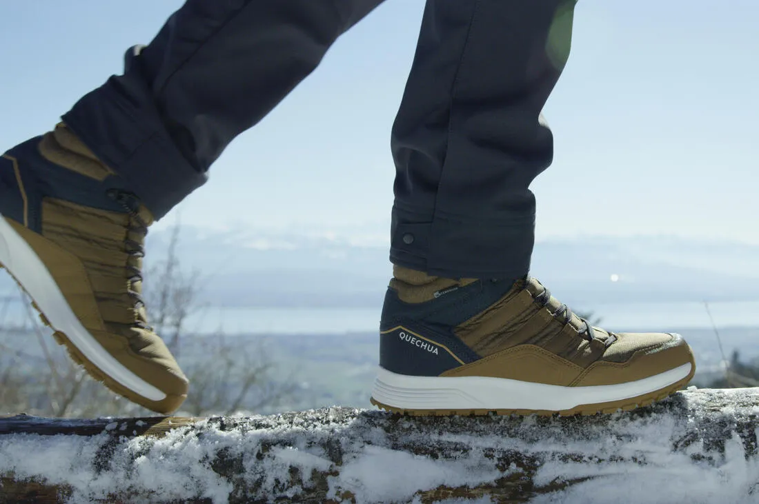 Men’s Warm and Waterproof Hiking Boots - SH100 X-WARM