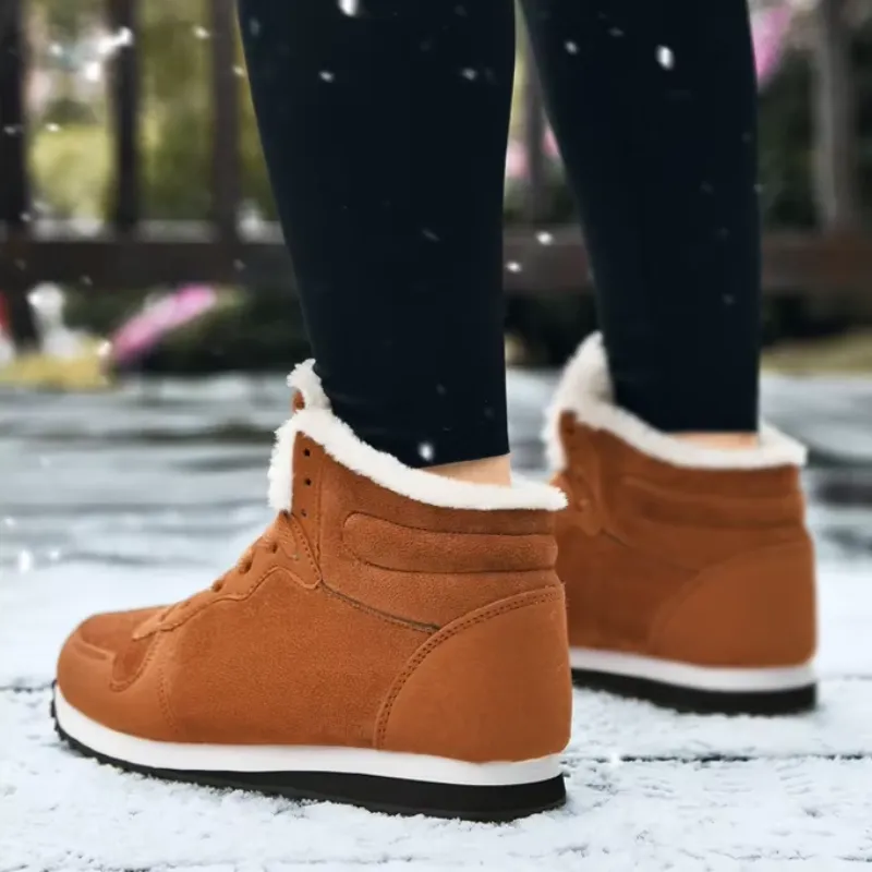 Men's Warm Fleece Lined Lace Up Winter Boots with Non Slip Sole | Perfect for Outdoor Activities