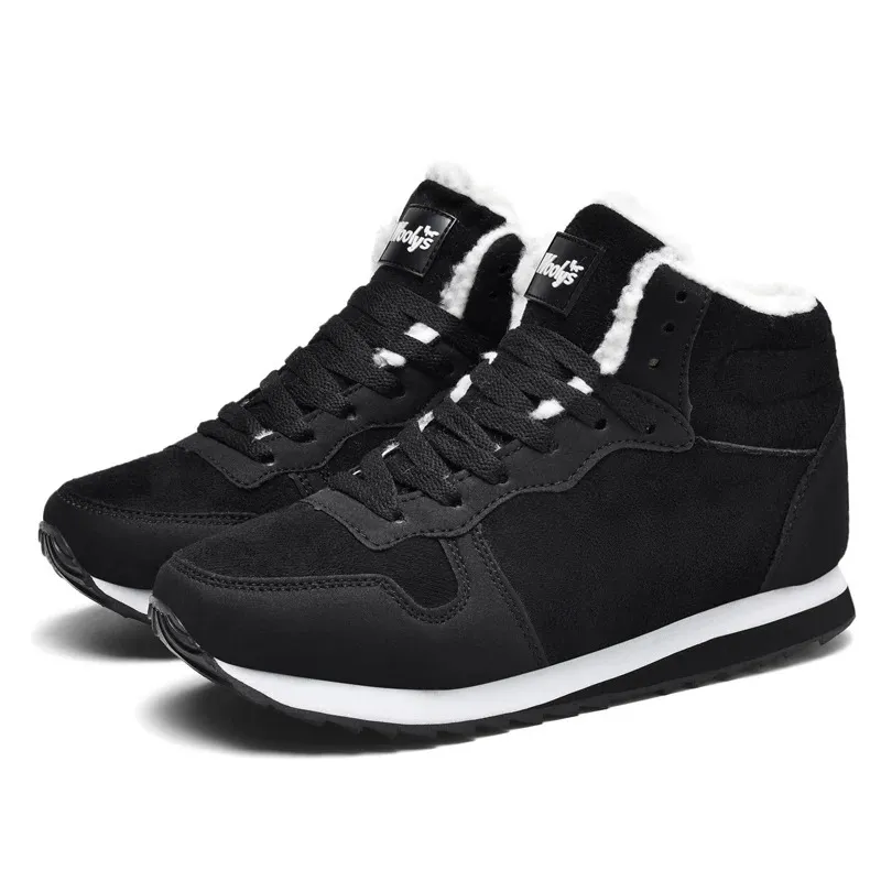 Men's Warm Fleece Lined Lace Up Winter Boots with Non Slip Sole | Perfect for Outdoor Activities