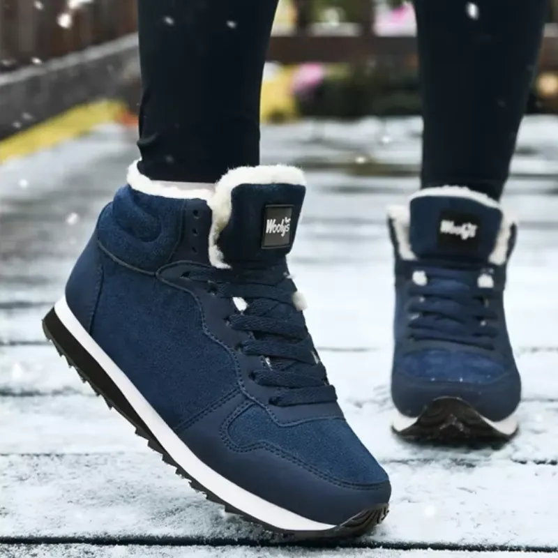 Men's Warm Fleece Lined Lace Up Winter Boots with Non Slip Sole | Perfect for Outdoor Activities