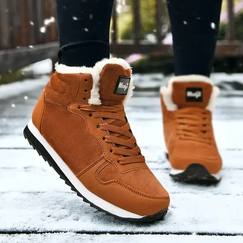 Men's Warm Fleece Lined Lace Up Winter Boots with Non Slip Sole | Perfect for Outdoor Activities