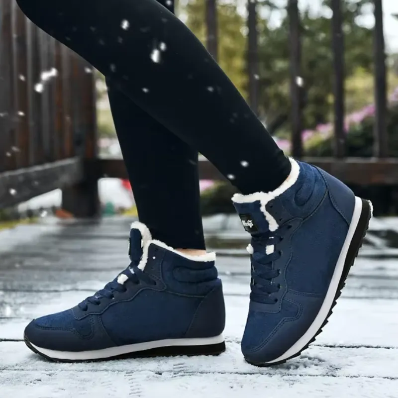 Men's Warm Fleece Lined Lace Up Winter Boots with Non Slip Sole | Perfect for Outdoor Activities