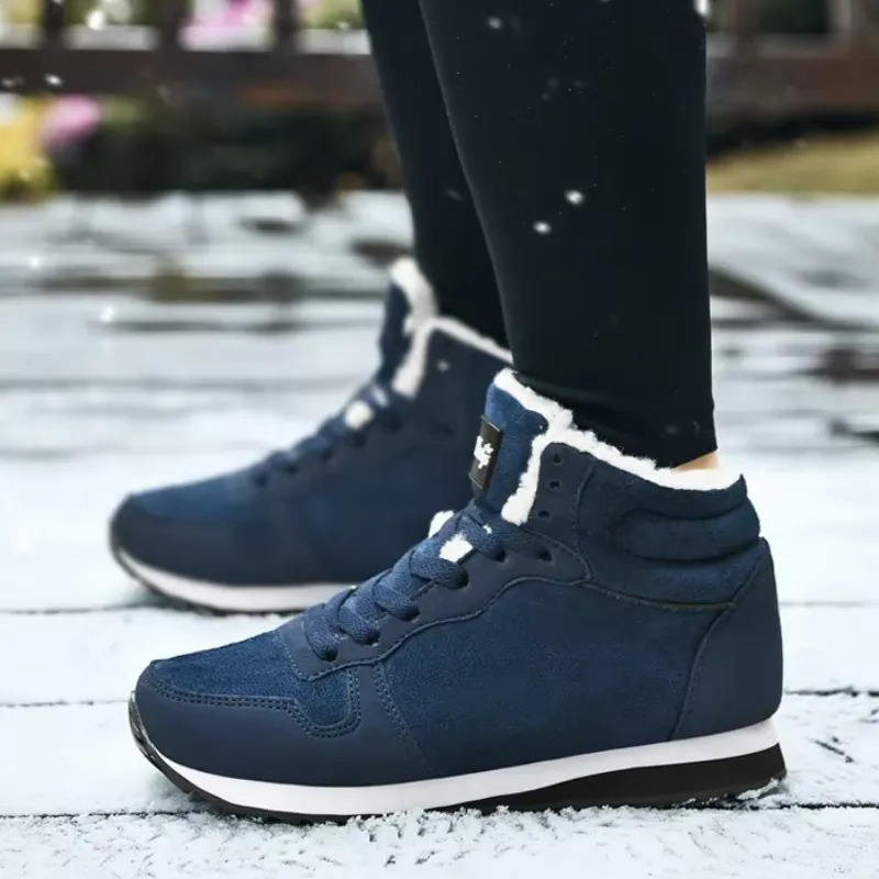 Men's Warm Fleece Lined Lace Up Winter Boots with Non Slip Sole | Perfect for Outdoor Activities