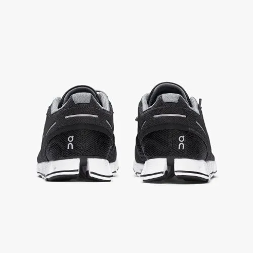ON Women's Cloud Sneakers, Black/White, 8.5 Medium US