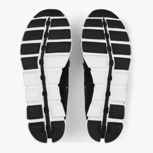 ON Women's Cloud Sneakers, Black/White, 8.5 Medium US