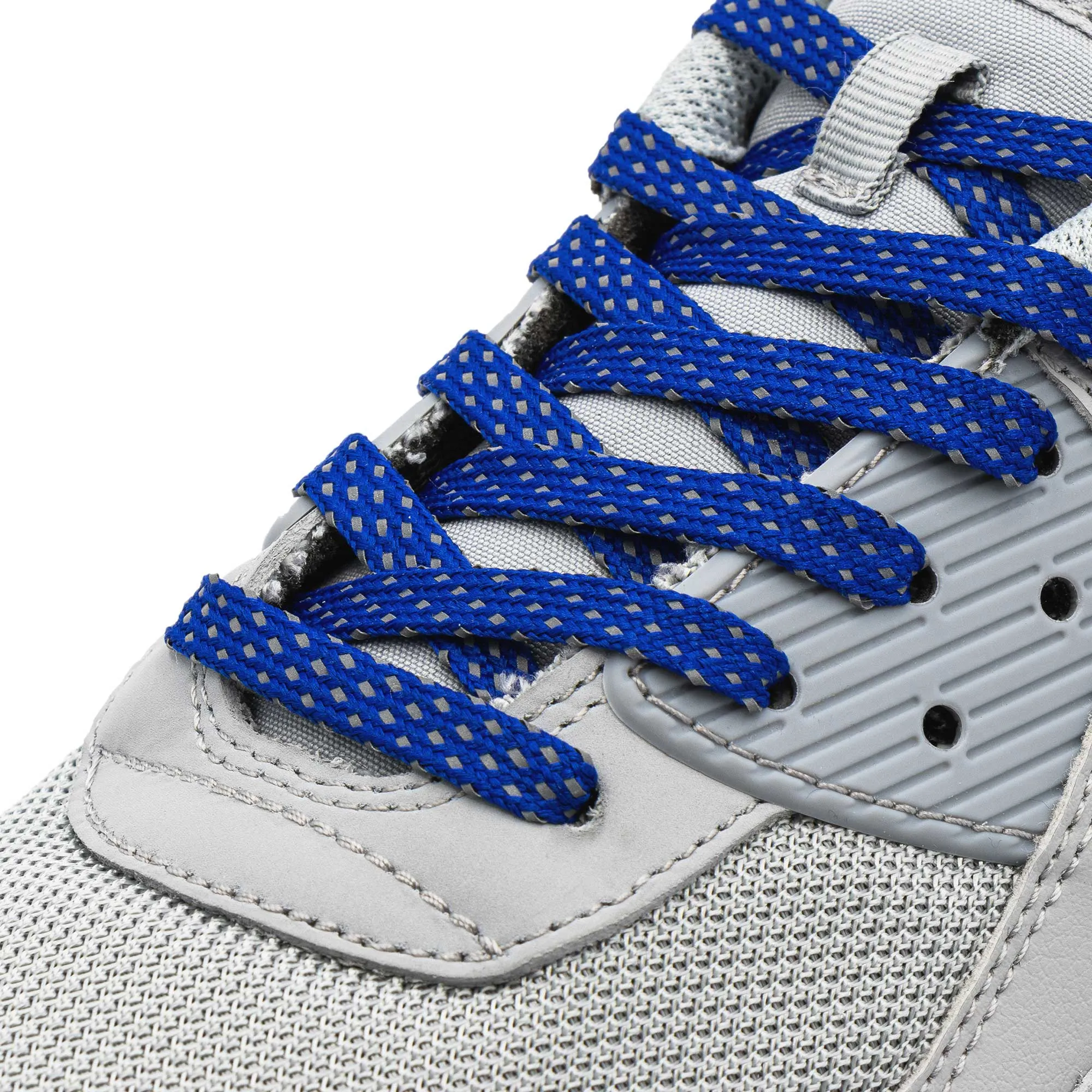 Sapphire - Reflective Flat Laces 2.0