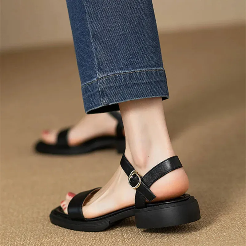 SCARLETT |  Open Toe Slingback Sandals