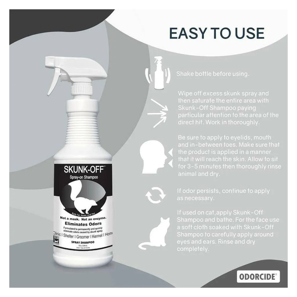 Skunk-Off Spray-On Shampoo (32 oz)