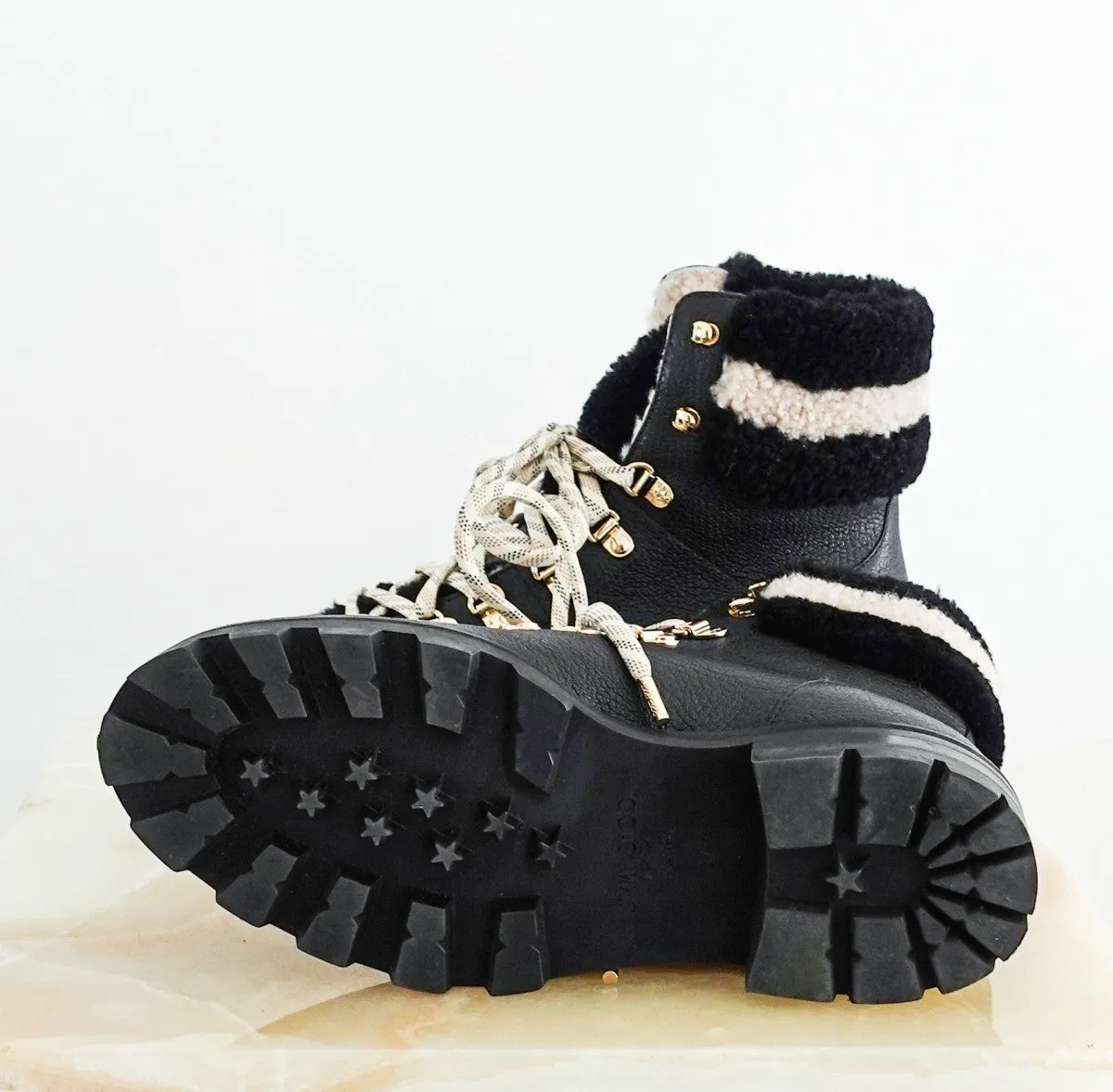 Snow black boots RRP £1k