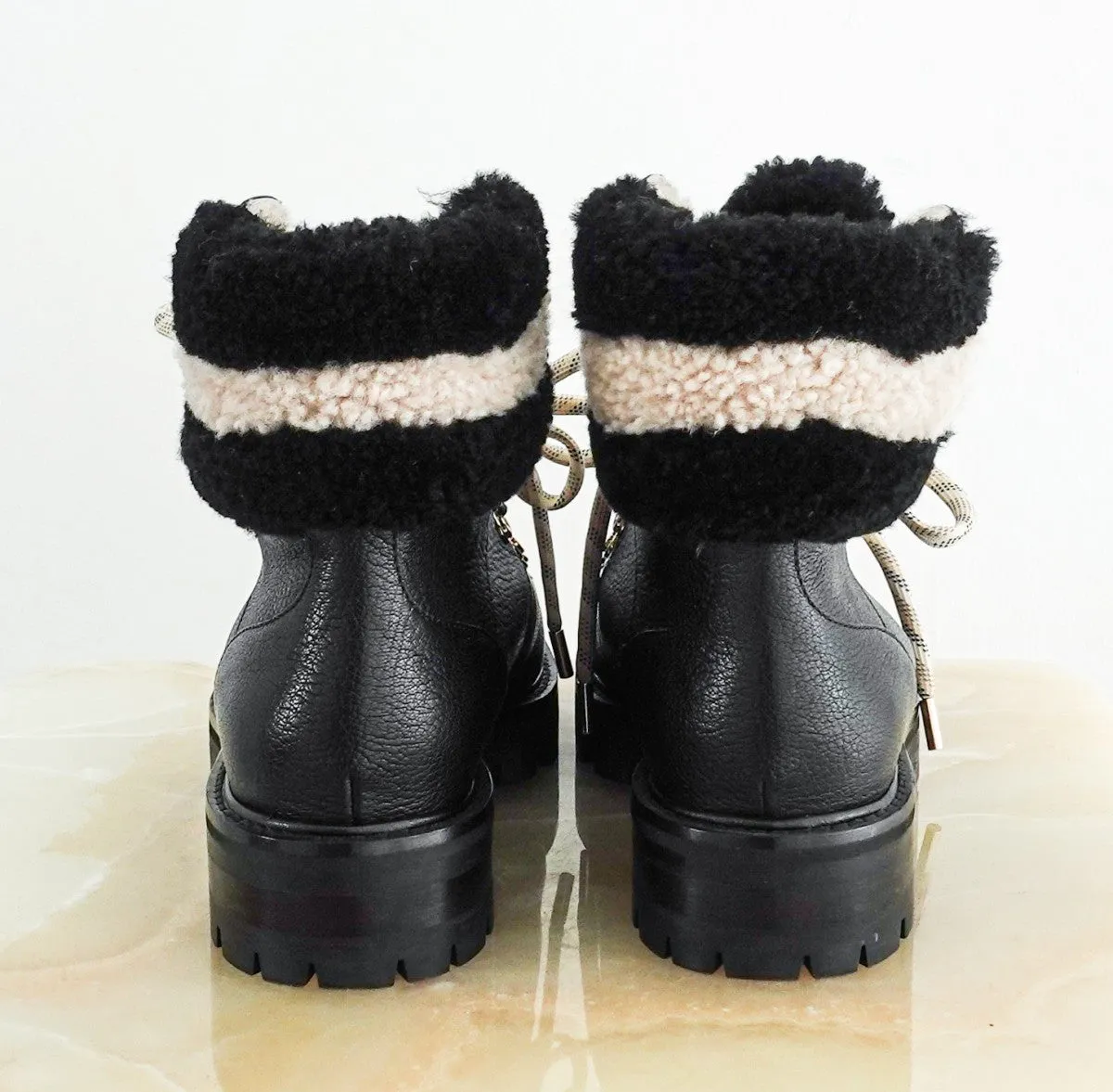 Snow black boots RRP £1k
