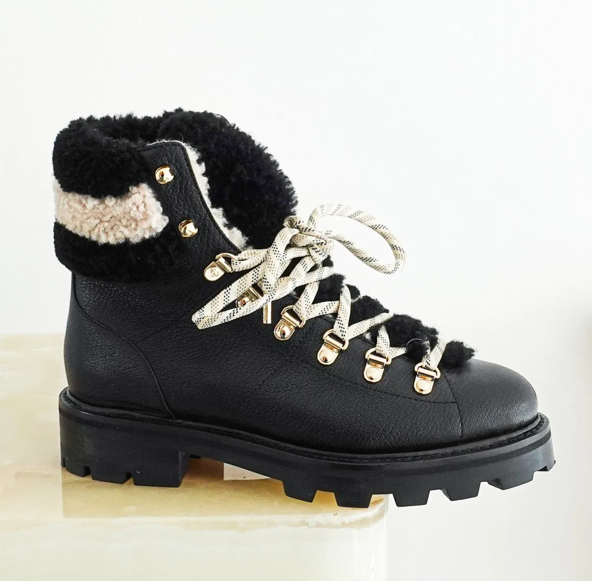 Snow black boots RRP £1k