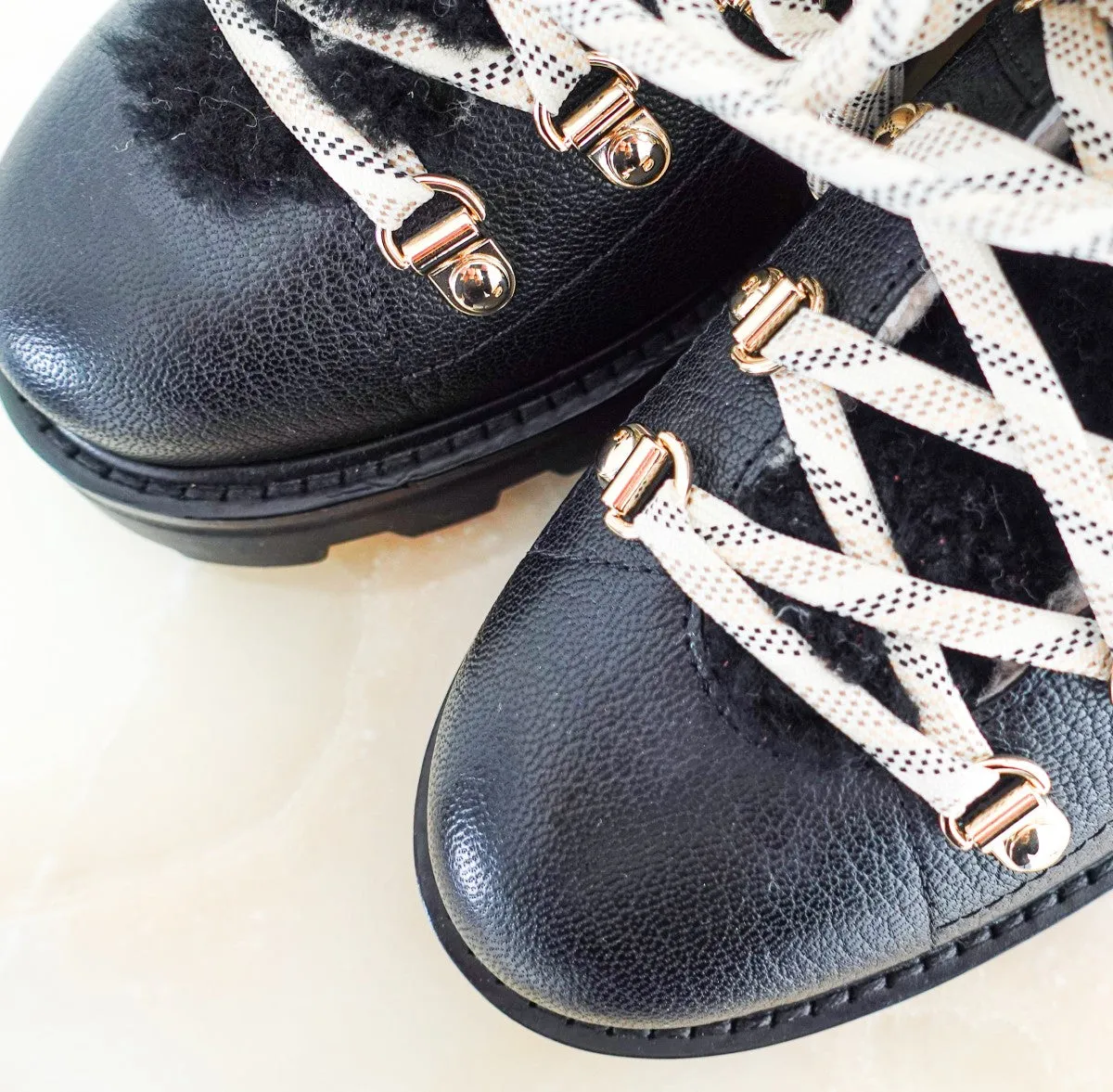 Snow black boots RRP £1k