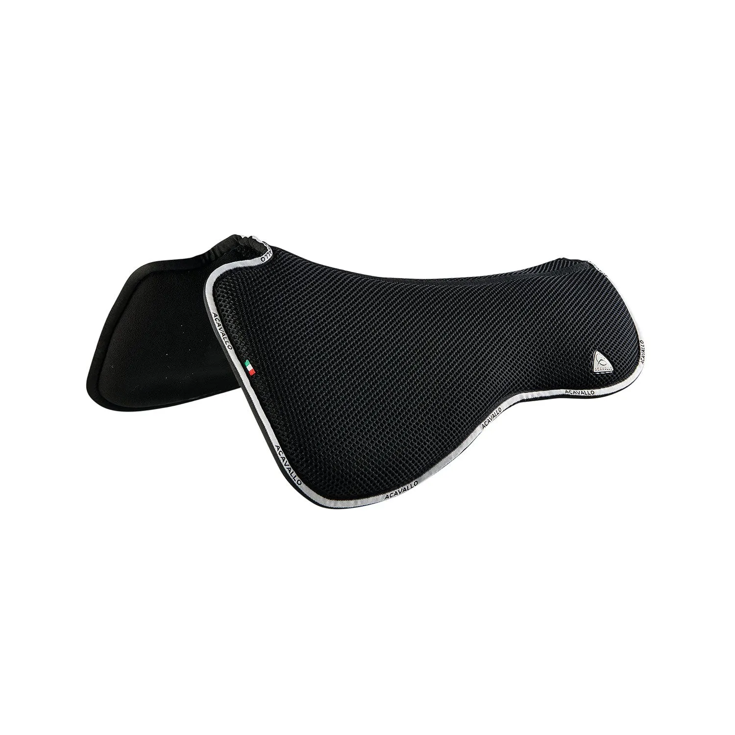 Spine Free Double Face 3D Spacer/Microfiber & Memory Foam Half Pad Dressage