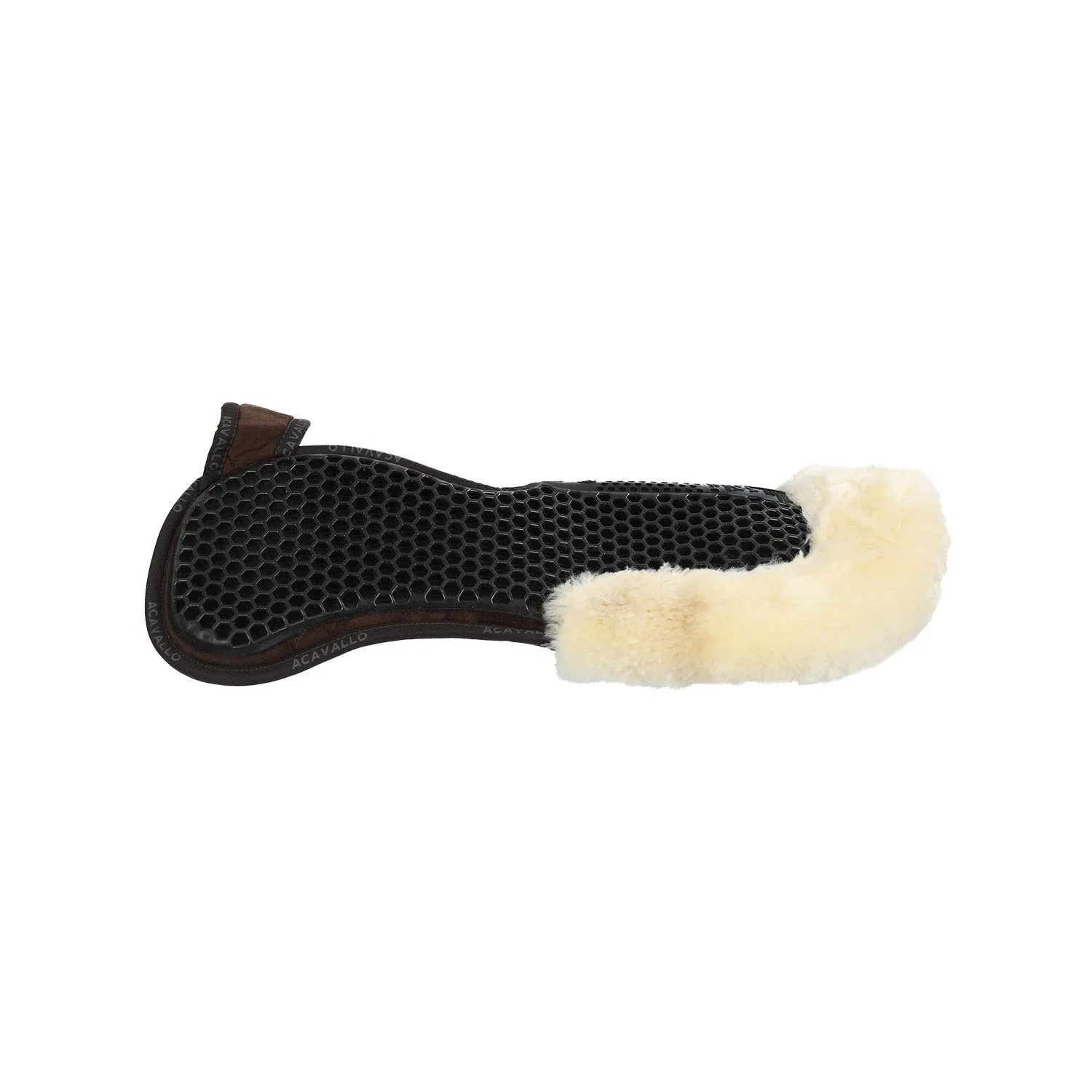 Withers Free Hexagonal Soft Gel Pad with Memory Foam & Rear Sheepskin Edge