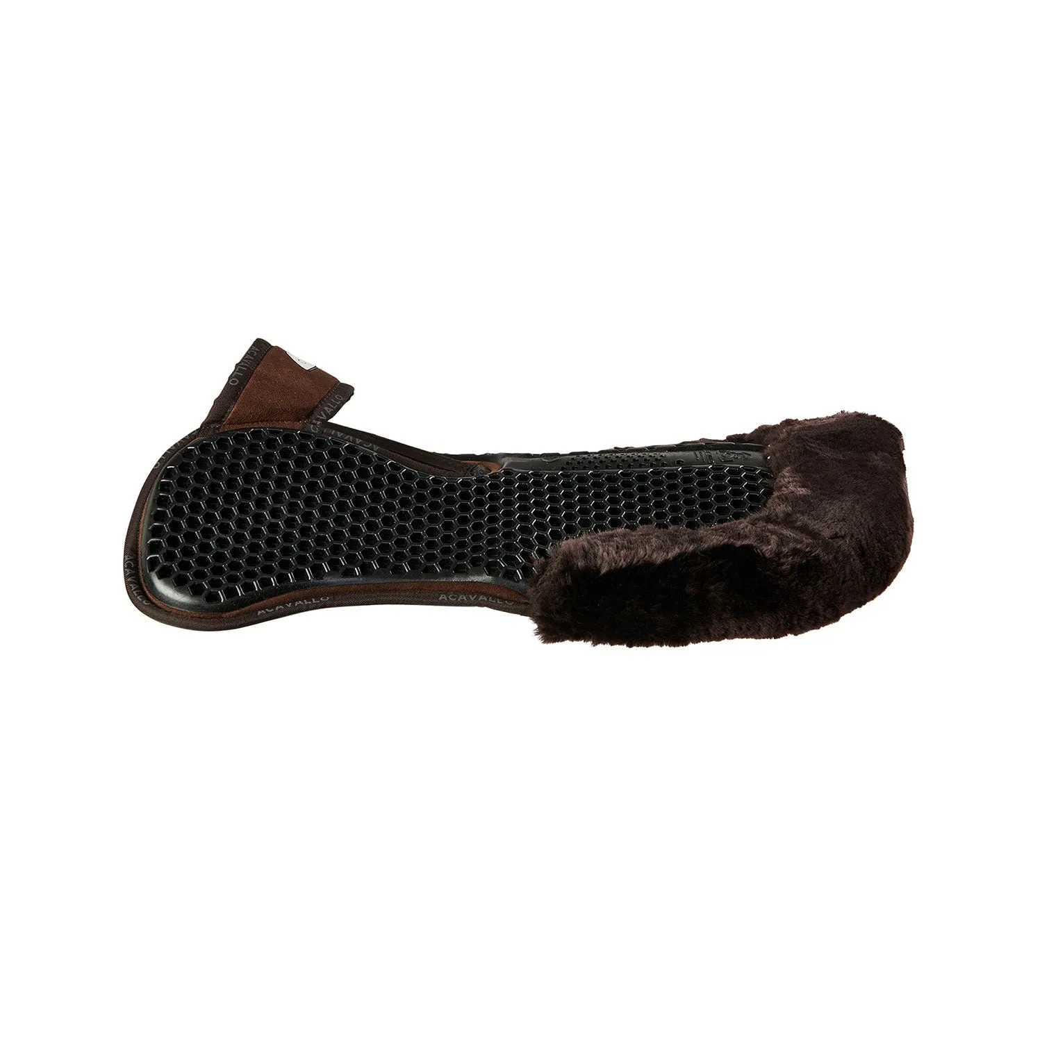 Withers Free Hexagonal Soft Gel Pad with Memory Foam & Rear Sheepskin Edge
