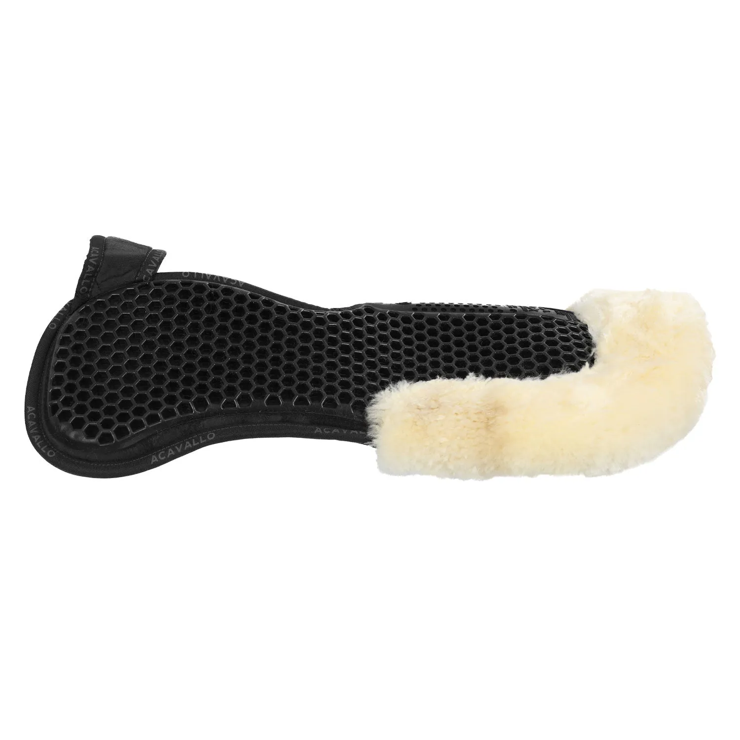 Withers Free Hexagonal Soft Gel Pad with Memory Foam & Rear Sheepskin Edge